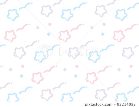 可愛的流星無縫圖案背景插圖 可愛的流星無縫圖案背景插圖 92214082