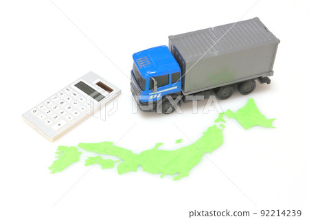 Nationwide delivery (logistics / cost image) 92214239