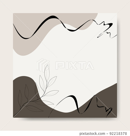 Abstract background various shapes set up. Ideal for cover, poster, business card, flyer,  brochure,magazine first page,social media and other.vector illustration 92218378