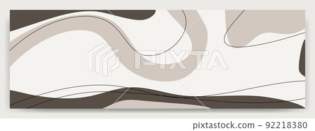 Abstract background various shapes set up. Ideal for cover, poster, business card, flyer,  brochure,magazine first page,social media and other.vector illustration 92218380