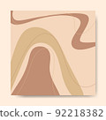 Abstract background various shapes set up. Ideal for cover, poster, business card, flyer,  brochure,magazine first page,social media and other.vector illustration 92218382