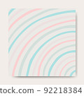 Abstract background various shapes set up. Ideal for cover, poster, business card, flyer,  brochure,magazine first page,social media and other.vector illustration 92218384