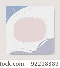 Abstract background various shapes set up. Ideal for cover, poster, business card, flyer,  brochure,magazine first page,social media and other.vector illustration 92218389