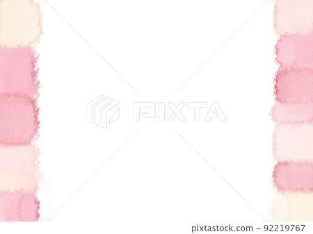 Watercolor frame 3 Left and right frame Red Ver Watercolor frame 3 Left and right frame Red Ver 92219767