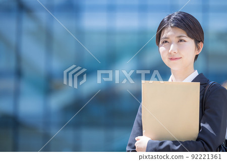 Job hunting female portrait shooting cooperation "LINK FOREST" 92221361