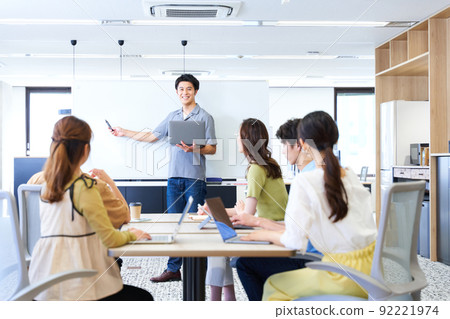 Business person large number meeting seminar presentation training Business person large number meeting seminar presentation training 92221974
