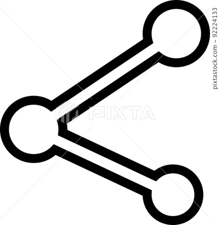 用於共享的簡單圖標說明 92224133