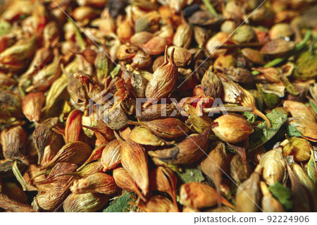 Pile of dry spices macro shot for background Pile of dry spices macro shot for background 92224906