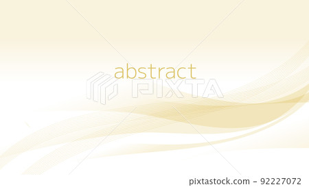 Yellow smooth wave background 92227072