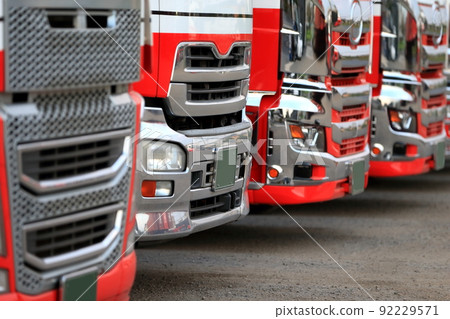 Trailer truck image Trailer truck image 92229571
