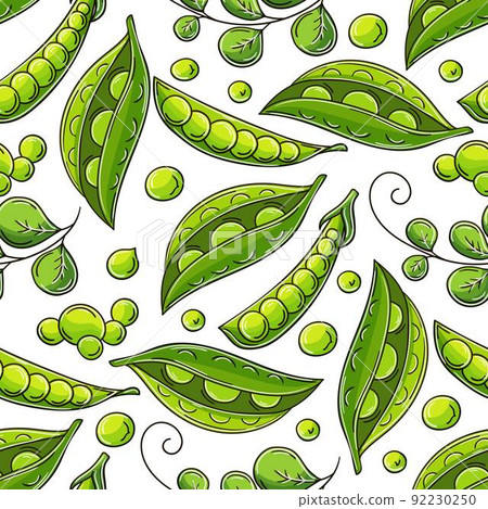Seamless pattern with tropical fruits. Illustration in hand draw style Seamless pattern with tropical fruits. Illustration in hand draw style 92230250