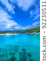 像沖繩一樣美麗的大海的高知柏島海灘 92230531