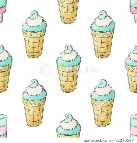 Print for cloth design, textile, fabric, wallpaper 92230597