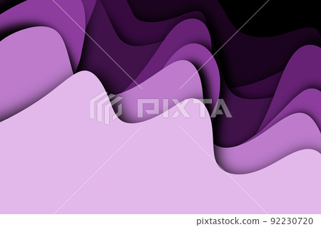 Papercut out wave background 92230720