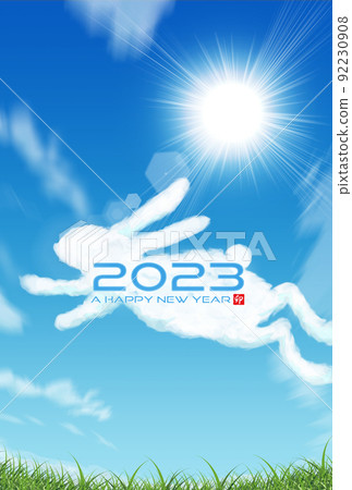 2023年新年賀卡材料 2023年新年賀卡材料 92230908