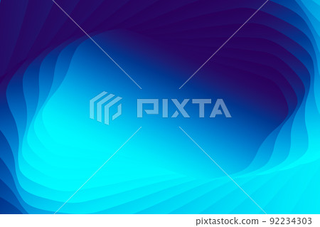 beautiful modern illustration in the form of unusual wavy and spiral blue, azure and cyan lines on a gradient azure blue background. Template for cover, flyer or banner. High quality illustration. beautiful modern illustration in the form of unusual wavy and spiral blue, azure and cyan lines on a gradient azure blue background. Template for cover, flyer or banner. High quality illustration. 92234303