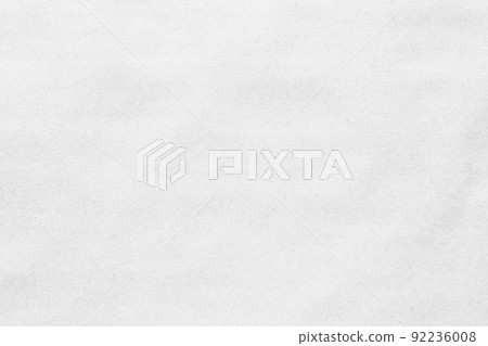 White crumpled paper background texture 92236008