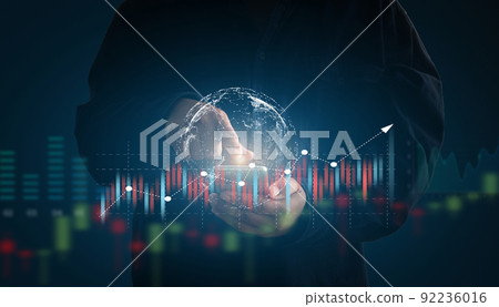 Man using mobile phone view check trading information, stocks, gold, oil price,Cryptocurrency, ETC. concept of internet technology that can view all kinds variety transaction of trading information Man using mobile phone view check trading information, stocks, gold, oil price,Cryptocurrency, ETC. concept of internet technology that can view all kinds variety transaction of trading information 92236016