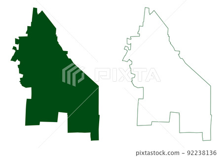 Hopelchen municipality (Free and Sovereign... - Stock Illustration ...