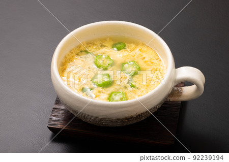 秋葵蛋湯 92239194