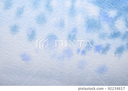 Blue Watercolor brush strokes background. Abstract clear Aquarelle texture with spots and dots Blue Watercolor brush strokes background. Abstract clear Aquarelle texture with spots and dots 92239817