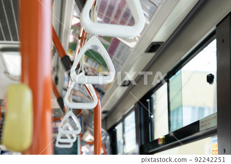 Image of the inside of a bus Image of the inside of a bus 92242251