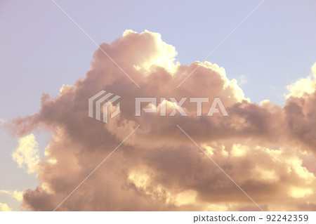 golden cumulous clouds golden cumulous clouds 92242359
