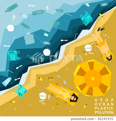 World oceans day, World Environment Day, Earth day, World Maritime Day concept vector illustration. World oceans day, World Environment Day, Earth day, World Maritime Day concept vector illustration. 92243335