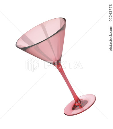 Red cocktail glass 92243778