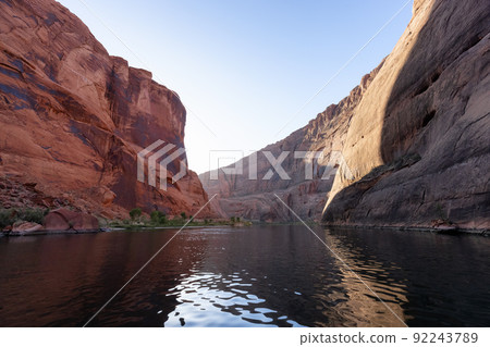 Colorado River in Glen Canyon, Arizona, United States of America. 92243789
