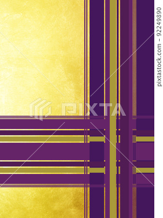 穿越線（背景材料）紫黃色金箔 92249890