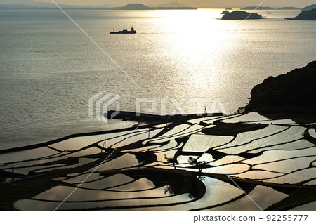 Nagasaki Prefecture / Doya Rice Terraces Water filling period (Doya Rice Terraces) Nagasaki Prefecture / Doya Rice Terraces Water filling period (Doya Rice Terraces) 92255777