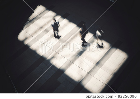 光影人物剪影 92256096