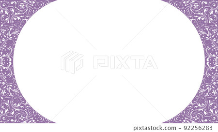 Background material with fashionable ornament pattern frames on both sides Background material with fashionable ornament pattern frames on both sides 92256283
