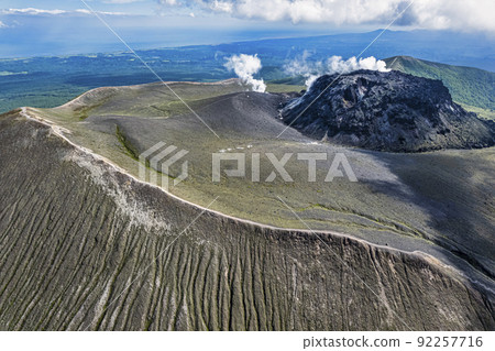 從空中看到的樽前山（鳥瞰圖） 92257716