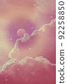 Background material that feels healing like heaven 92258850