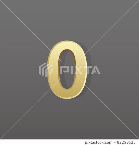 Gold number 0 Gold number 0 92259523