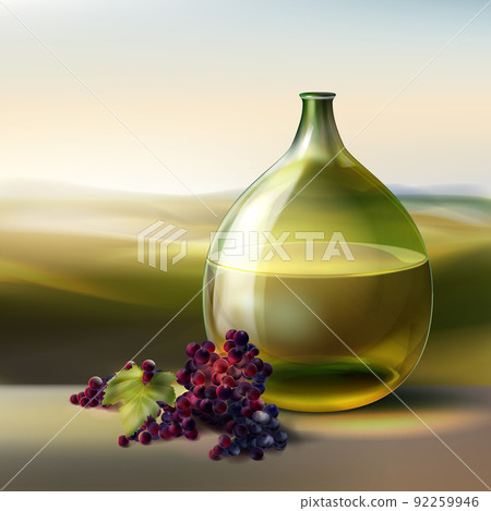 Vintage round bottle 92259946