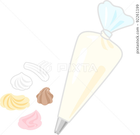 Squeezed bag and squeezed cream 92261199