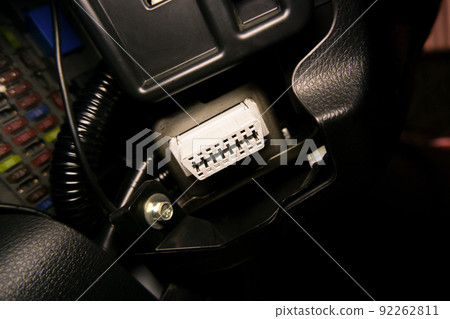 OBD2 port for vehicle electronic diagnostic OBD2 port for vehicle electronic diagnostic 92262811