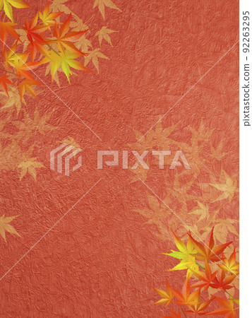 Japanese style background material that feels the autumn season Japanese style background material that feels the autumn season 92263295