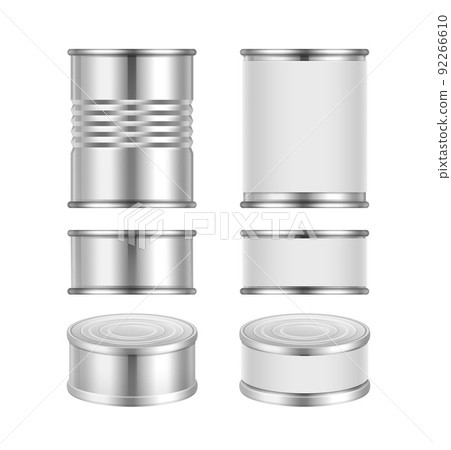 Vector set of canned goods Vector set of canned goods 92266610