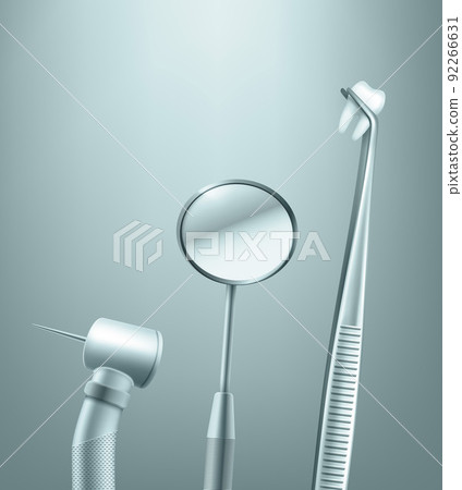 Vector set of Dental tools 92266631