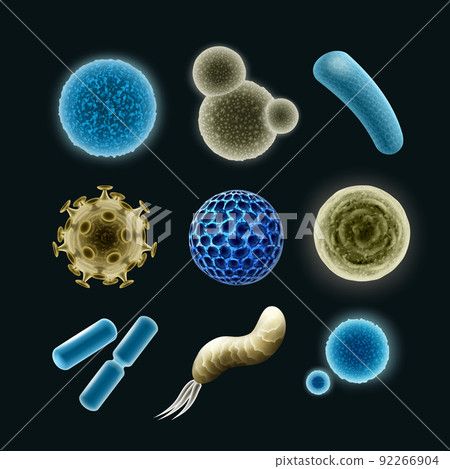 Set of bacteria 92266904