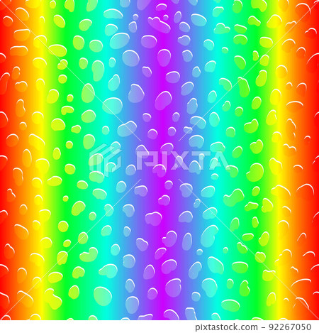 Neon leopard seamless pattern. Bright colored spotted background. Vector rainbow animal print. 92267050