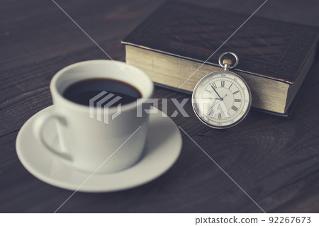 Coffee and reading time 92267673