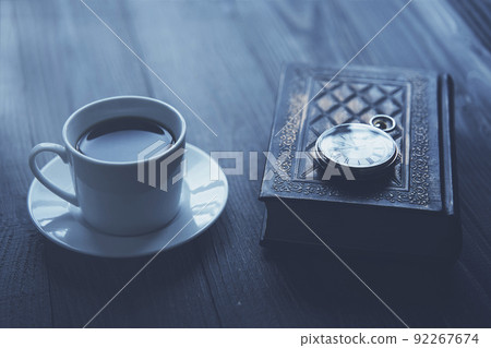 Coffee and reading time 92267674