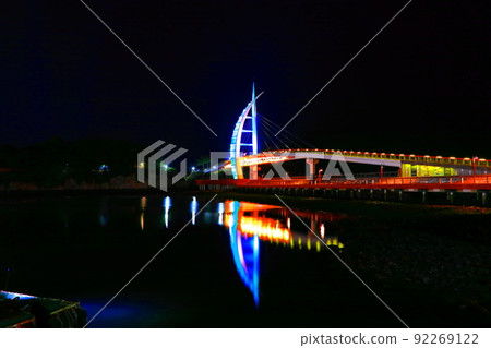 Saeyeongyo Bridge, Night View, Sunset, Glow, Beomseong, Saesom, Sea, Light, Sunset, Glow, Saeyeongyo Bridge, Night View, Sunset, Glow, Beomseong, Saesom, Sea, Light, Sunset, Glow, 92269122