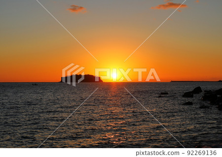 Saeyeongyo Bridge, Night View, Sunset, Glow, Beomseong, Saesom, Sea, Light, Sunset, Glow, 92269136