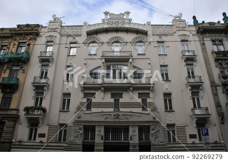 愛森斯坦的青年風格建築，拉脫維亞，裡加，阿爾伯塔街 92269279